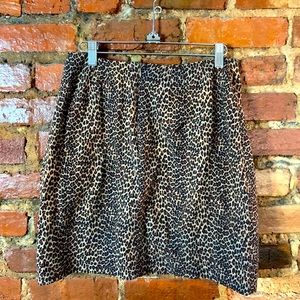 Leopard Norma Kamala Vintage Skirt